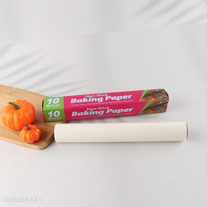 China products 10metres kitchen baking supplies non-stick baking paper
