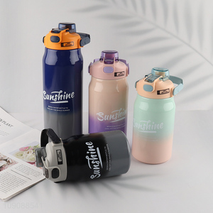 Factory Price 1.0 1.2 1.5 1.8L Stainless Steel Insualted Water Bottle for Camping