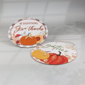 Best selling round <em>Thanksgiving</em> <em>Day</em> holiday hanging ornament for decoration