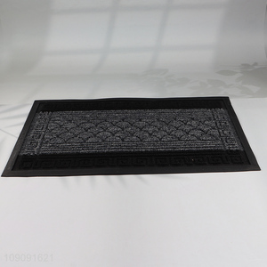 Good quality rectangle anti-slip home floor mat door mat for sale