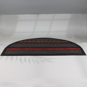 China wholesale semicircle non-slip household floor mat door mat for living room
