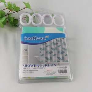 Low Price 180X180cm Mildew Resistant Waterproof Plastic Shower Curtains