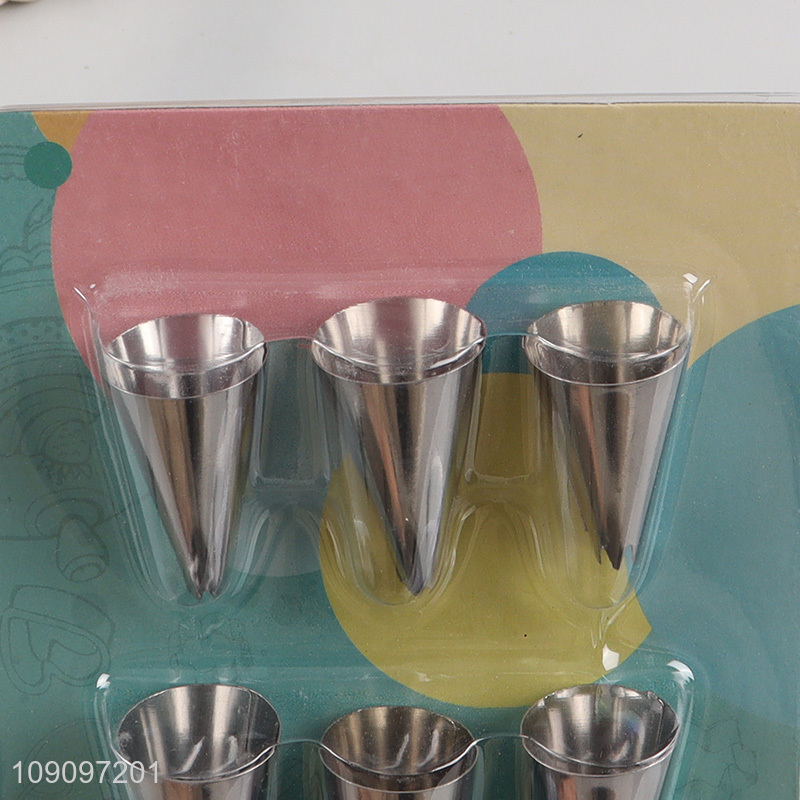Latest products stainless steel 9pcs cake decorating tool baking tool set