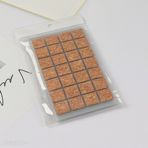 Factory supply square portable self-adhesive label paper sticker