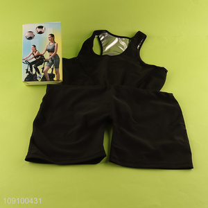 Hot Selling Women's Sauna Suit Waist Trainer Vest Workout Sweat Suit