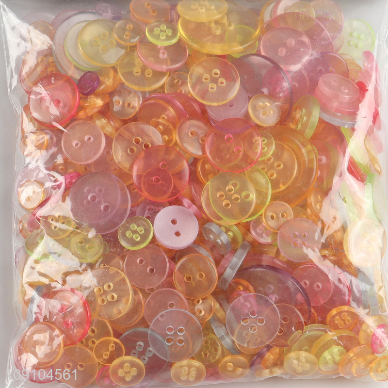 China supplier multicolor resin DIY manual decorative button for sale