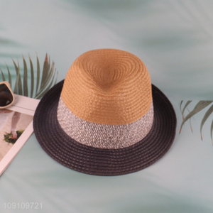 Best selling fashionable men outdoor summer straw hat  sun hat