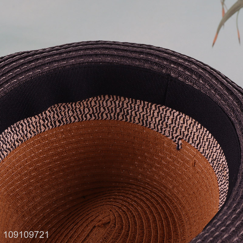 Best selling fashionable men outdoor summer straw hat  sun hat