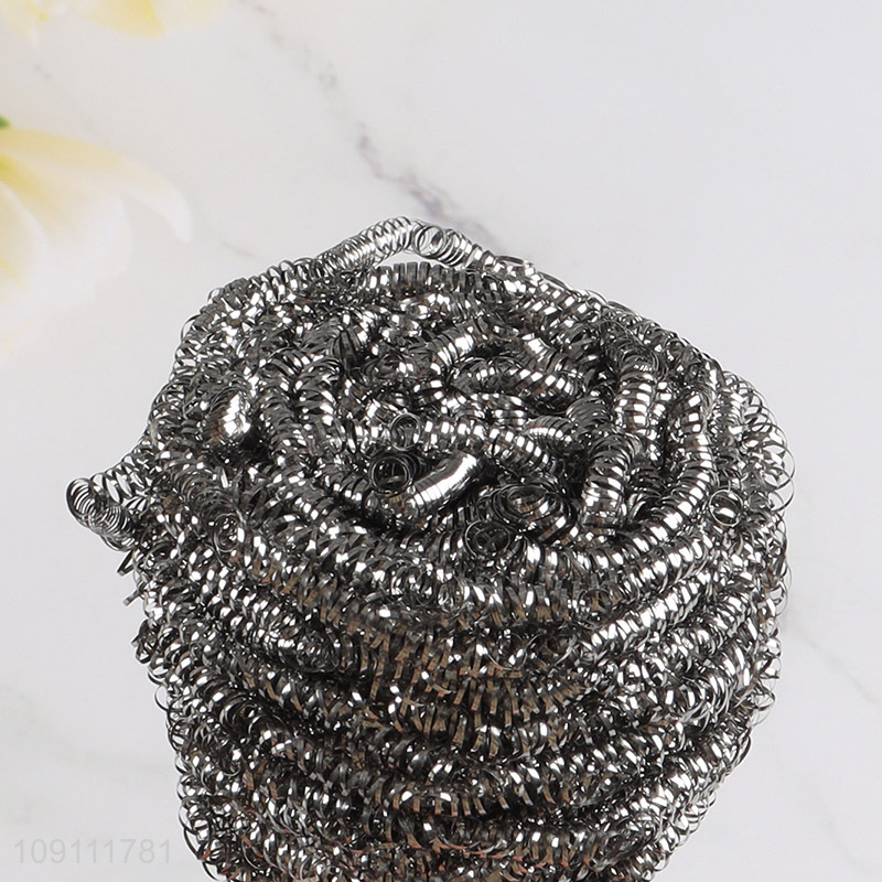 Wholesale 2 Pieces Stainless Steel Wool Scrubbers for Dishes Pots Pans