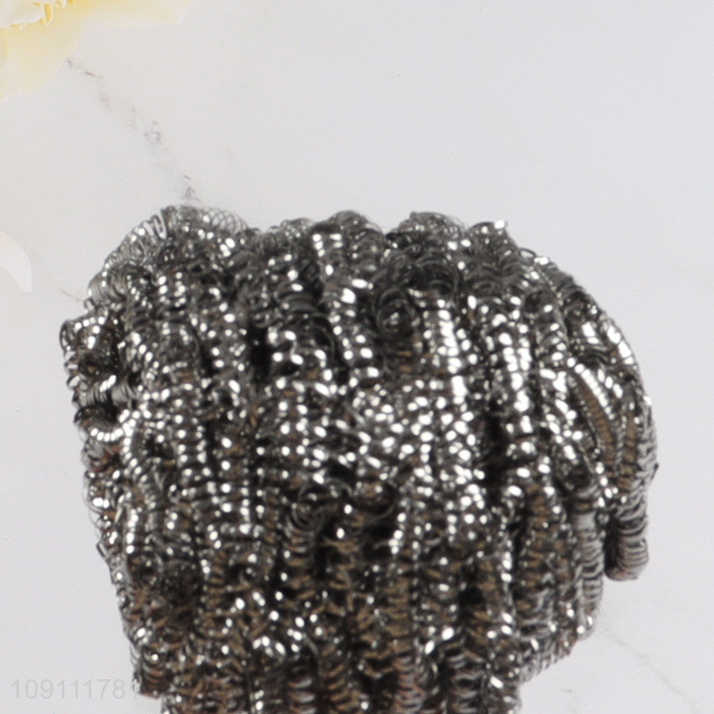 Wholesale 2 Pieces Stainless Steel Wool Scrubbers for Dishes Pots Pans