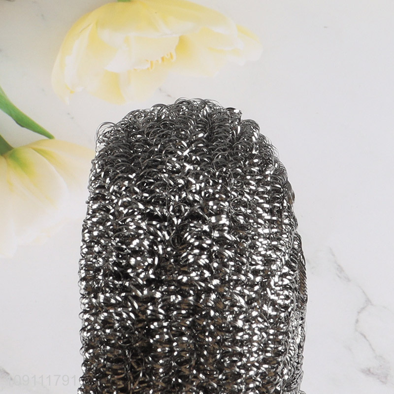 Factory Price Stainless Steel Wool Scrubber Dish Scrubber for Cleaning