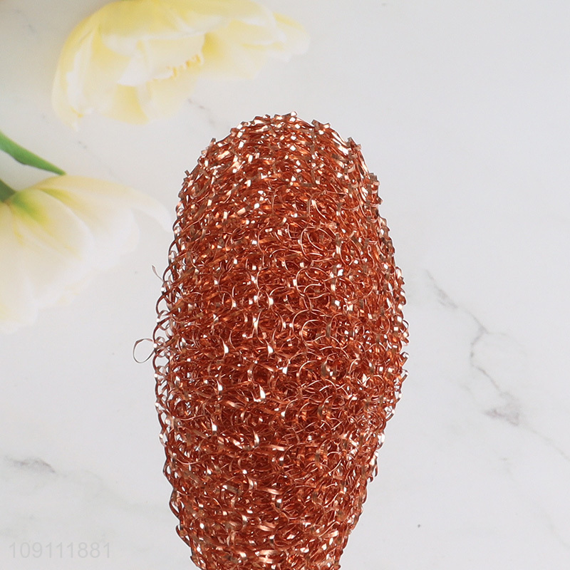 Wholesale Copper Coated Scourer for Cleaning Dishes Pots Pans and Sinks