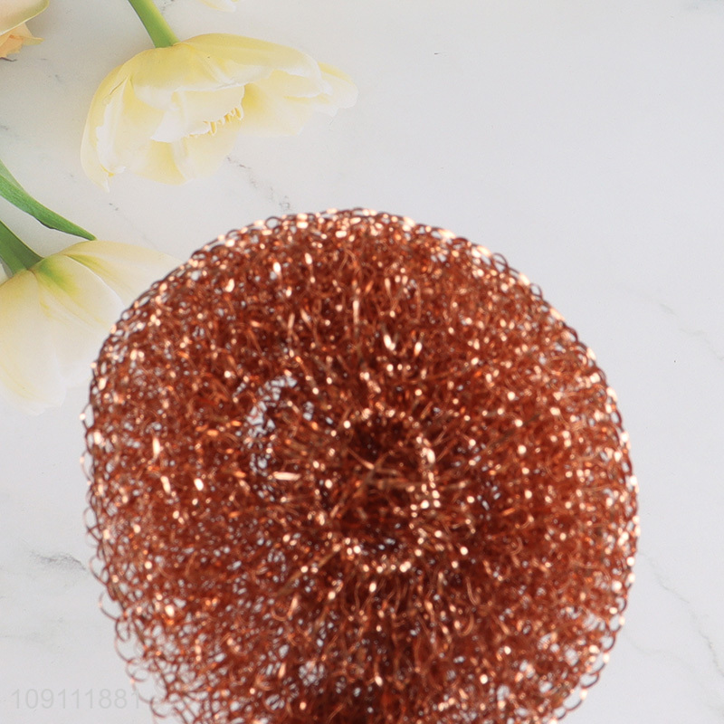 Wholesale Copper Coated Scourer for Cleaning Dishes Pots Pans and Sinks