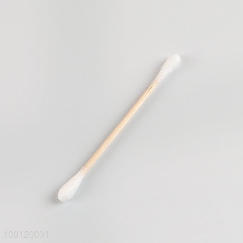 Online Wholesale 200 Pieces Cotton Buds Disposable Natural Cotton Swabs