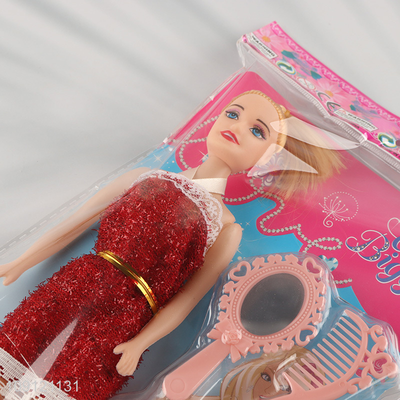 Good quality 11inch girls kids beauty doll dressing doll for sale