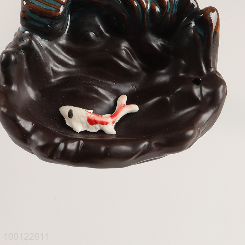 China Imports Backflow Incense Holder Ceramic Waterfall Backflow Incense Burner