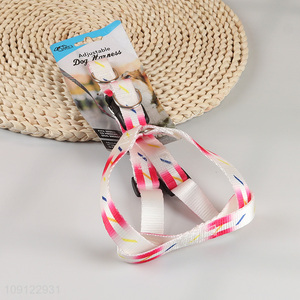 Factory Direct Sale Colorful Dog Harness Adjustable No Pull Dog Harness