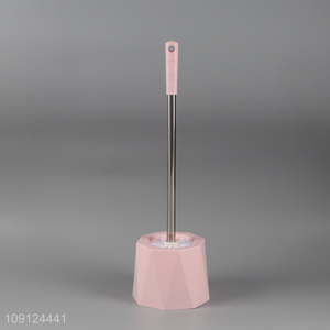 Factory Supply Plastic Bathroom Cleaning Toilet Bowl Brush Set