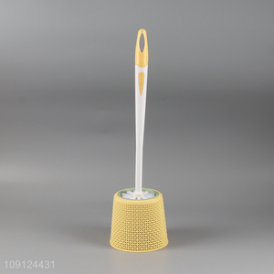 China Imports Toilet Bowl Brush and Holder Set for Bathroom