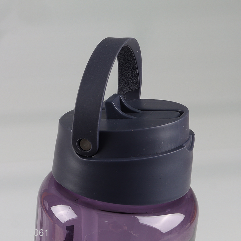 New Product 900ML Plastic Sports Water Bottle with Straw for Gym Fitness Outdoor