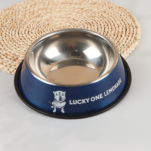 Wholesale Pet Bowl Stainless Steel Dog Food Water Bowl for Feeding