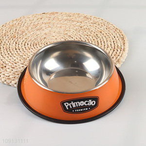 New Product Stainless Steel Pet Bowl Dog Cat Water Food Bowl