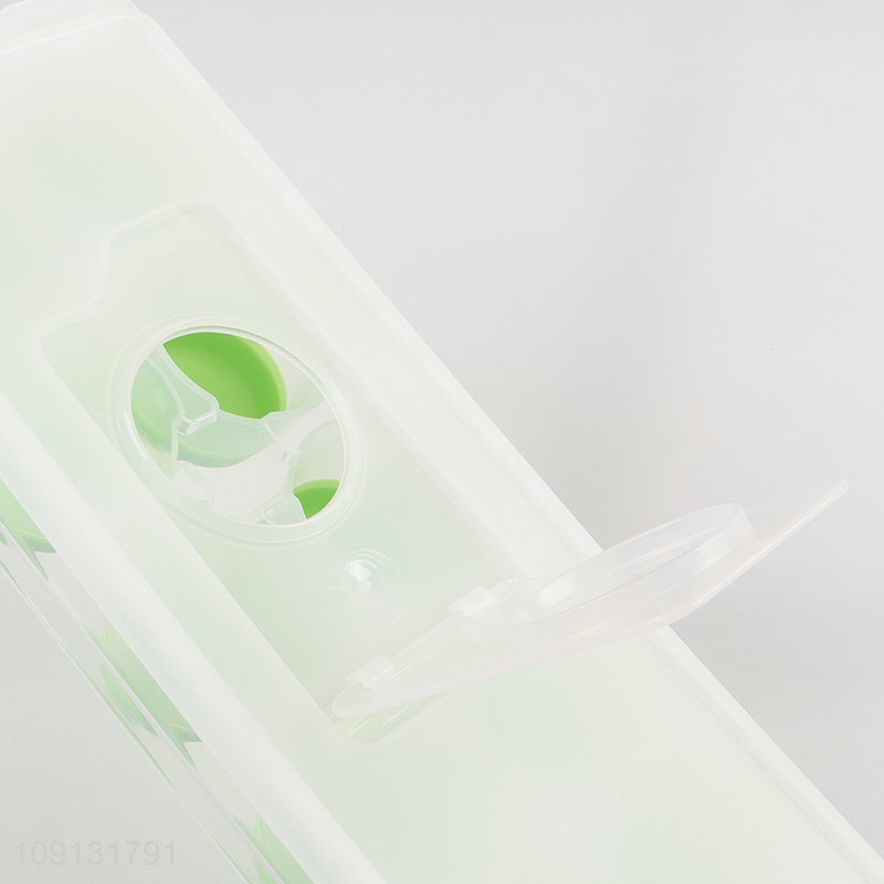 Wholesale Reusable Flexible BPA Free Silicone Ice Cube Tray with Lid