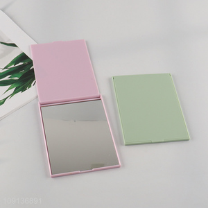 Good Quality Rectangular Plastic Cosmetic Mirror Portable Makeup Mirror