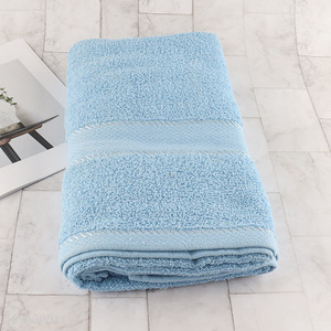 China Imports Solid Color Super Absorbent Bath Towel for Home Hotel