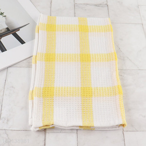 Hot Selling Checkered Cleaning Rag Soft Cleaning Towel for Kitchen