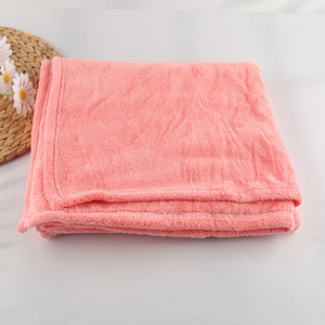Good Quality Ultra Absorbent Quick Drying Coral Fleece Bath Towel
