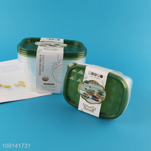 Online Wholesale 3PCS Food Grade Plastic Food Storage Containers for <em>Meal</em> Prep