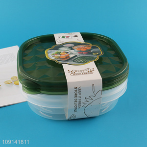 Online Wholesale 3PCS Food Grade Plastic Food Storage Containers for <em>Meal</em> Prep