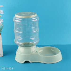 Hot Sale Automatic Pet Feeder Dog Cat Bowl and Water Dispenser Set