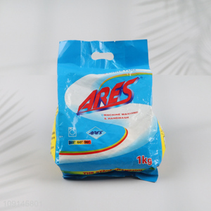 Top quality natural 1kg machine washing& handwash laundry detergent powder