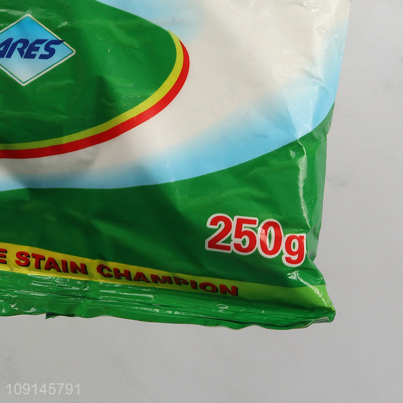 Top selling household 250g machine washing& handwash laundry detergent powder