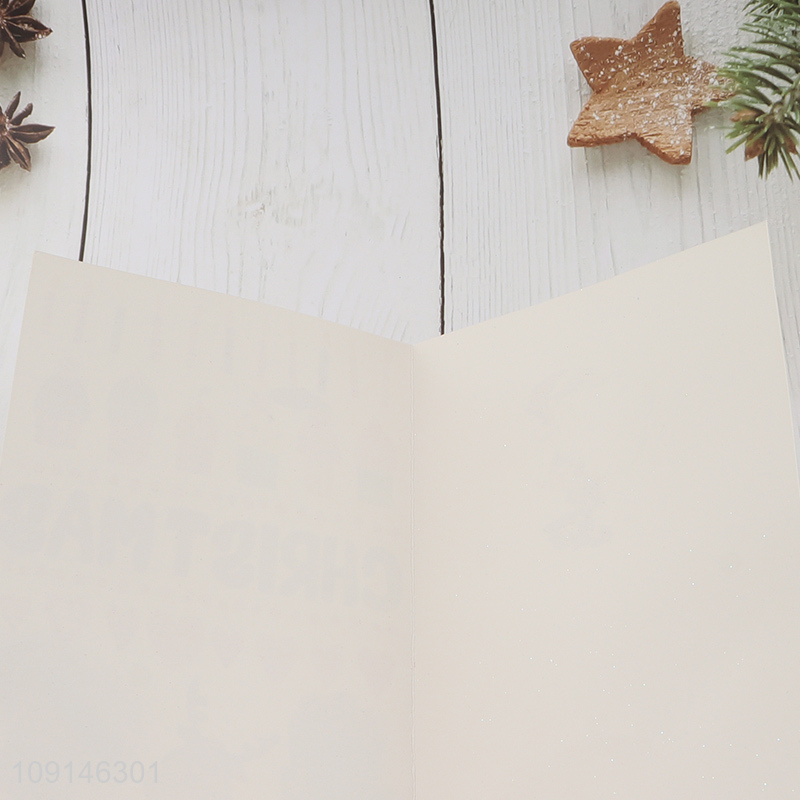 Hot products creative 3d christmas gifts christmas greeting cards