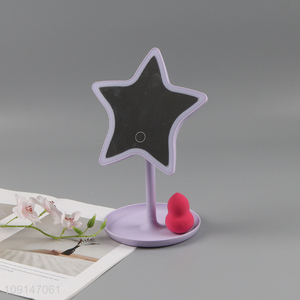 Best selling star shape led cosmetic mirror vanity mirror table mirror