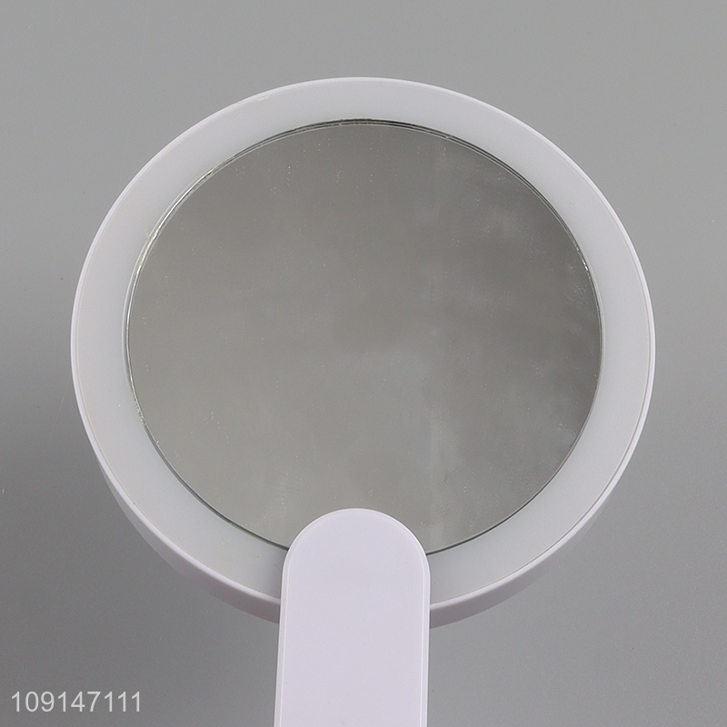 Good price portable folding handheld led cosmetic mirror vanity mirror