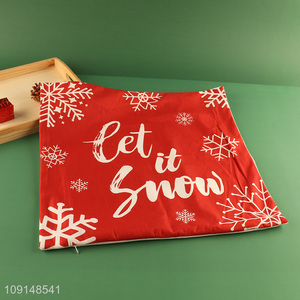 High Quality Christmas Throw Pillow Covers Winter Holiday Cushion Cases