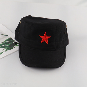 New Arrival Cotton Military Army <em>Cap</em> Flat Top <em>Baseball</em> Hat for Men