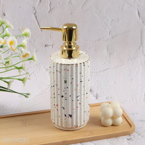 China products bathroom accessories ceramic liquid soap dispenser for sale