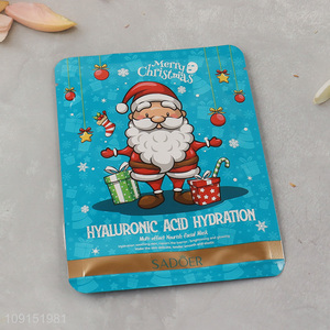 Factory Price Christmas Hyaluronic Acid Moisturizing Mask Face Mask 25g