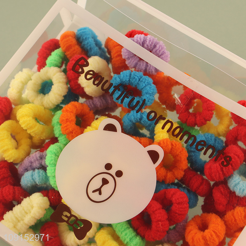 China Imports 100PCS Small Elastic Hair Ties Toddler Hair Ties for Kids Baby