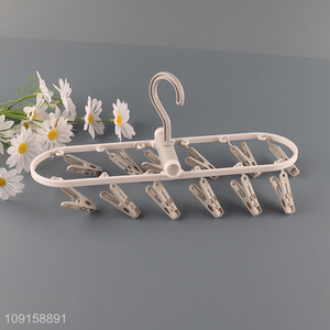 New arrival household windproof hanging socks rack for sale
