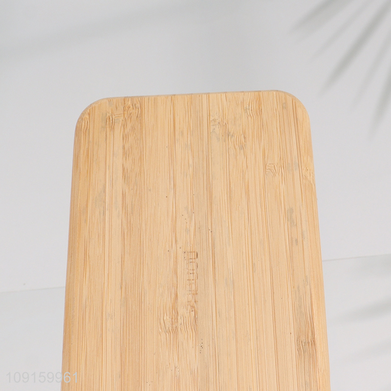 New Arrival 2-Compartment Bamboo Dinner Plate Divided Dinner Platter