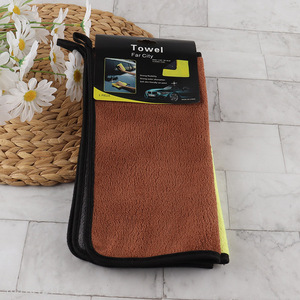 Factory wholesale soft reusable car cleaning towel cleaning cloth