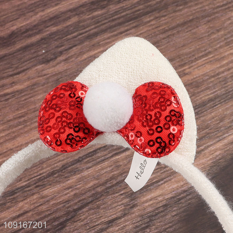 Hot Selling Christmas Headbands Xmas Headbands Holiday Hair Hoops for Women