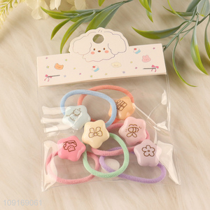 Good selling multicolor girls kids hair rope hair band hiar accessories