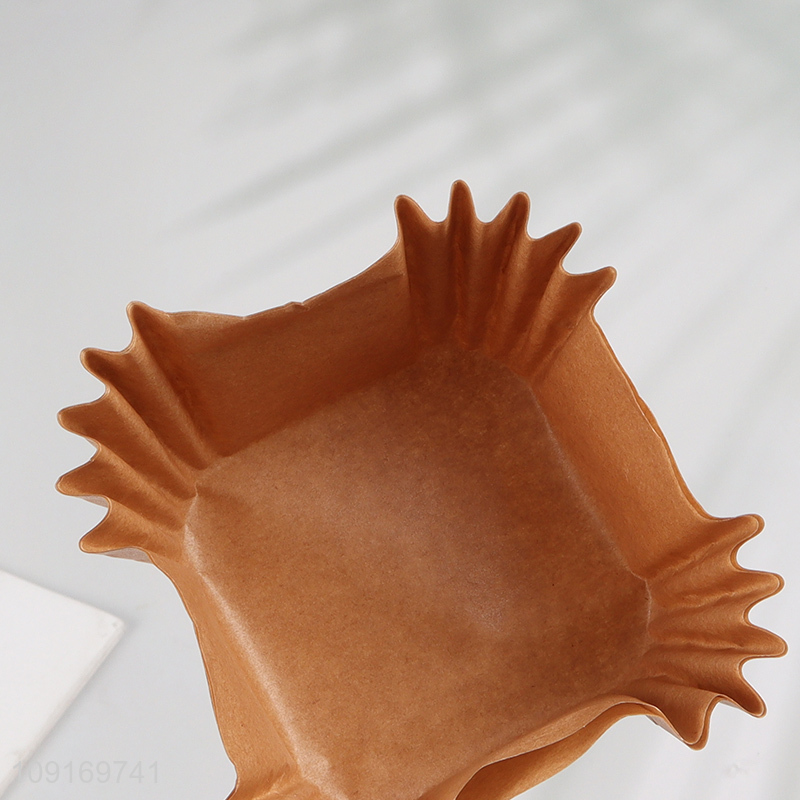 China Imports 50PCS Disposable Paper Cupcake Liners Square Cupcake Baking Cups